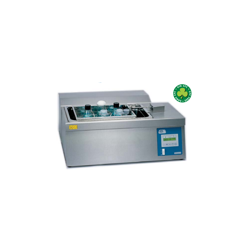 Unitronic-C típusú digitális, hűthető-fűthető lineáris rázó vízfürdő, 27 literes
