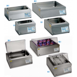 PRECISDIG típusú 5 literes, digitális laboratóriumi vízfürdő, környezeti hőmérséklet +5°C - 200°C