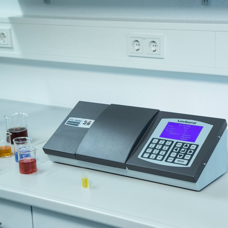 Lovibond PFXi-995 típusú színmérő fűtéssel kémiai vegyületek, olajok, zsírok méréséhez, élelmiszeripari használatra