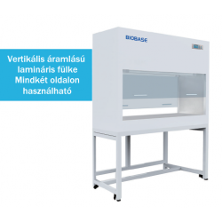 BIOBASE BBS-SSC típusú kétoldalas vertikális áramlású fülke, 1440 mm széles