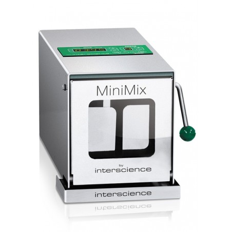 INTERSCIENCE MiniMix® W CC betekintő ablakos mikrobiológiai homogenizáló, max. 10g mintához, 5 - 80 ml kapacitással